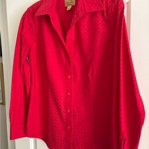 Elegant Red Blouse